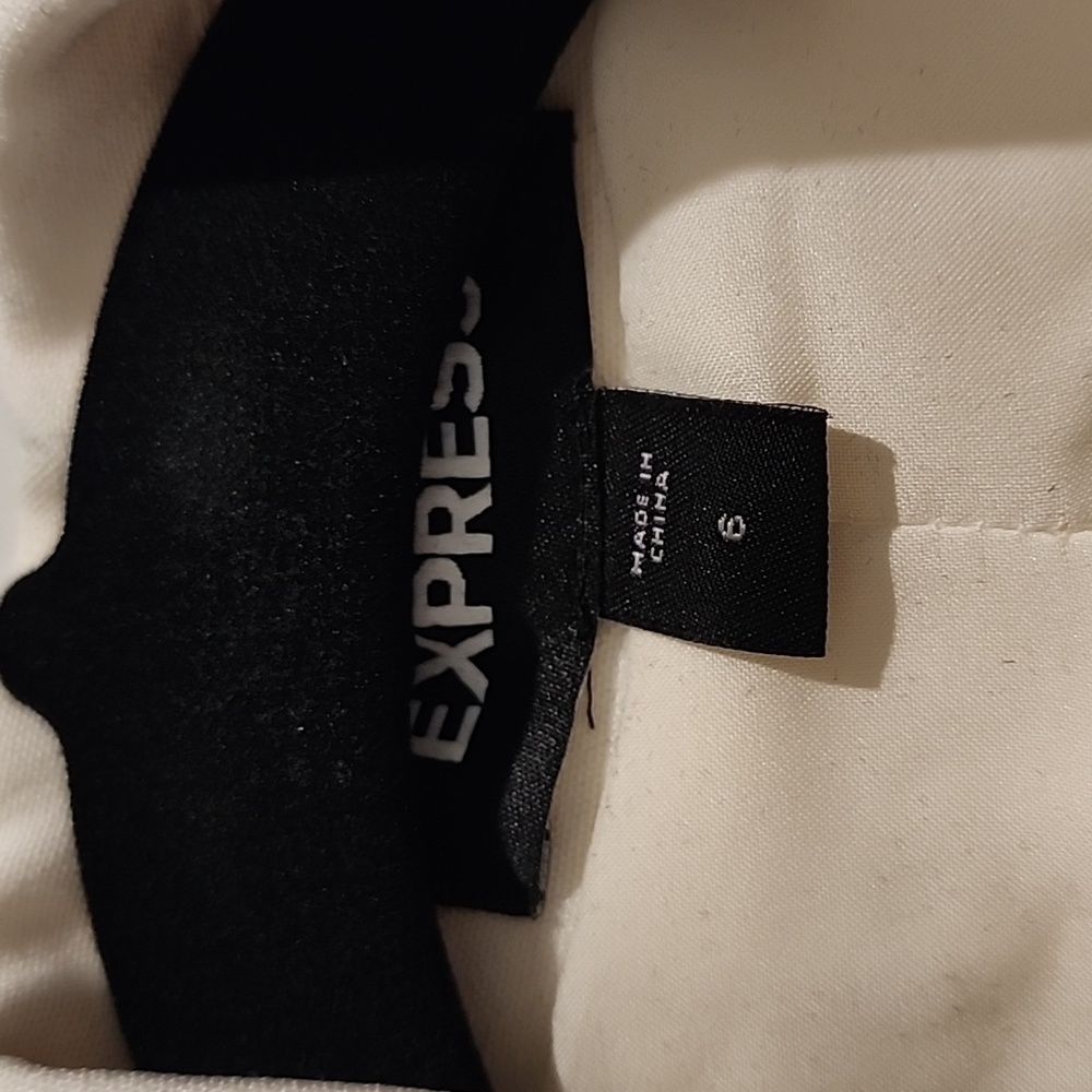 Express Novelty Button Blazer - Picture 4 of 7
